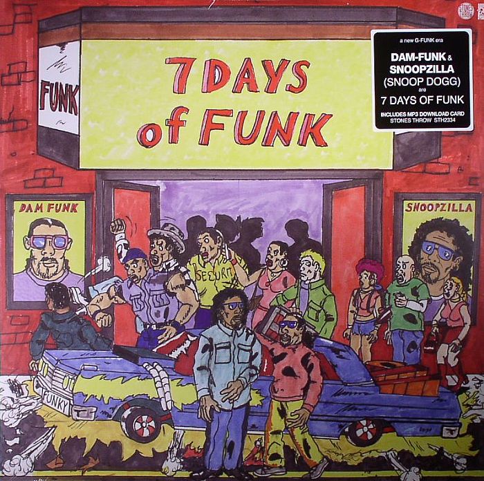 7 Days Of Funk | Dam Funk | Snoopzilla – 7 Days Of Funk vinyl cover