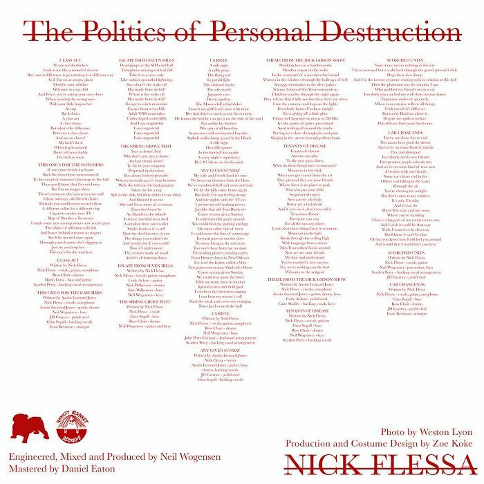 Nick Flessa Politics Of Personal Destruction