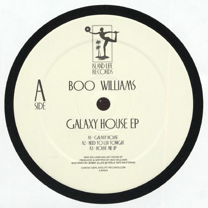 Boo Williams – Galaxy House EP vinyl cover