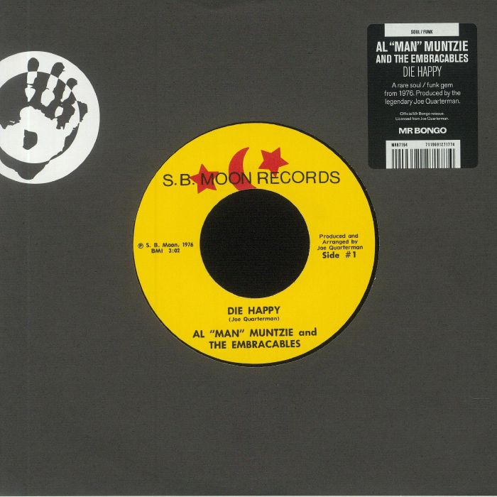 Al Man Muntzie and The Embracables – Die Happy vinyl cover