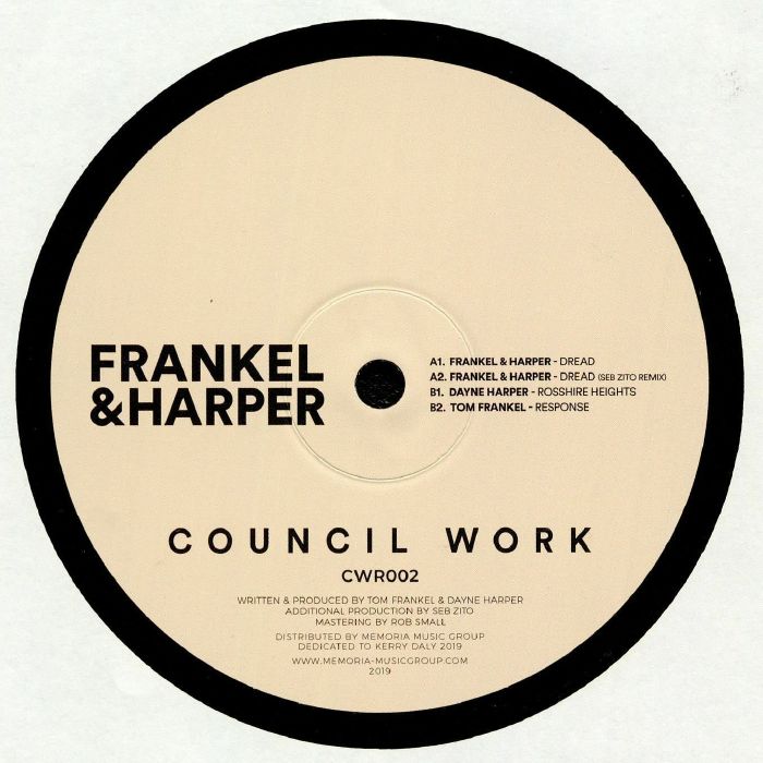 Frankel and Harper | Dayne Harper | Tom Frankel Dread EP