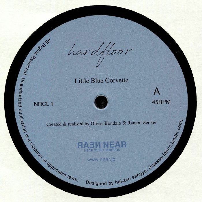 Hardfloor – Little Blue Corvette vinyl cover