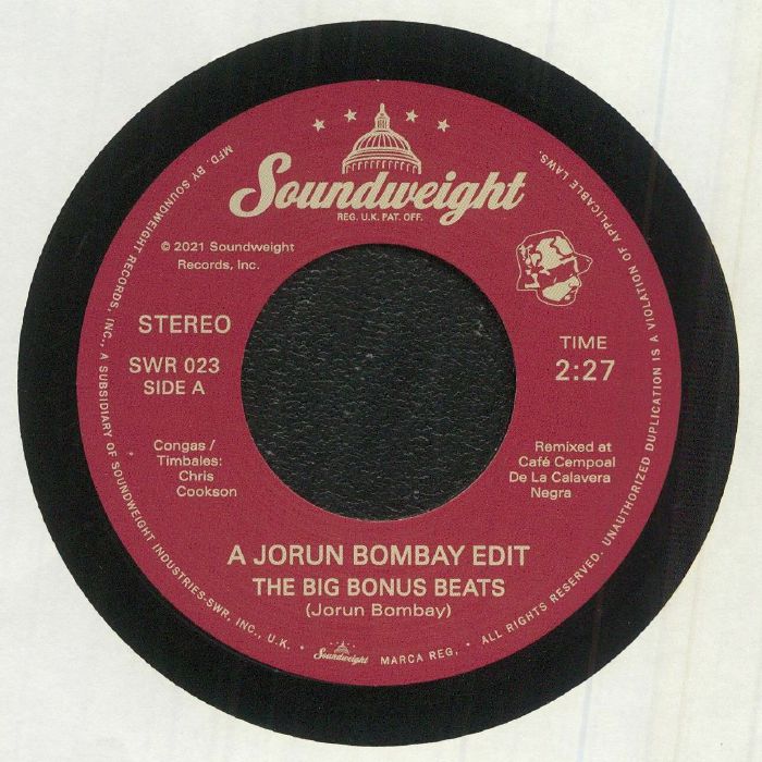 Jorun Bombay – The Big Bonus Beats vinyl cover