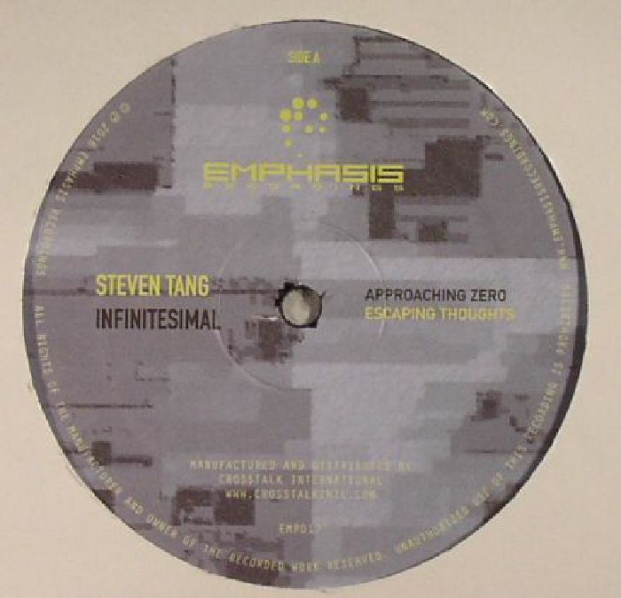 Steven Tang – Infinitesimal vinyl cover