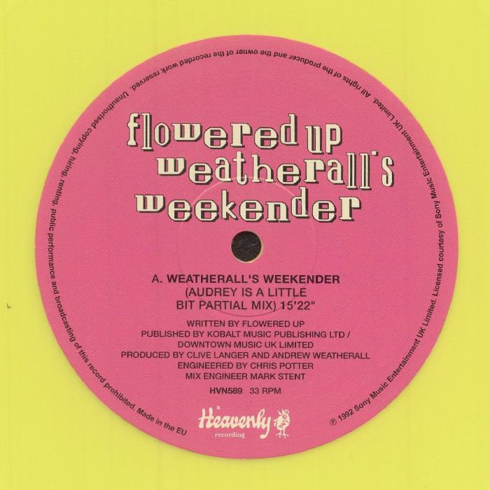 Flowered Up Weatheralls Weekender (Love Record Stores 2021)