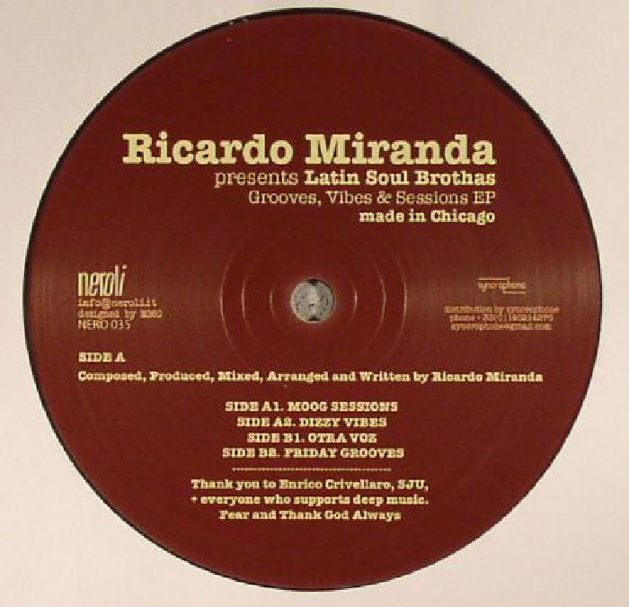 Ricardo Miranda | Latin Soul Brothas Grooves Vibes and Sessions EP