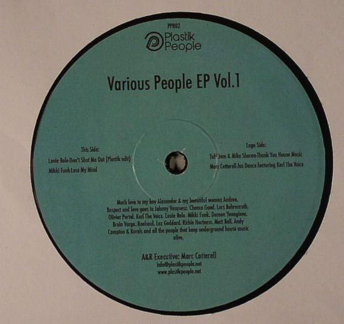 Louie Balo | Mikki Funk | Tuff Jam | Mike Sharon | Marc Cotterell Various People EP Vol 1