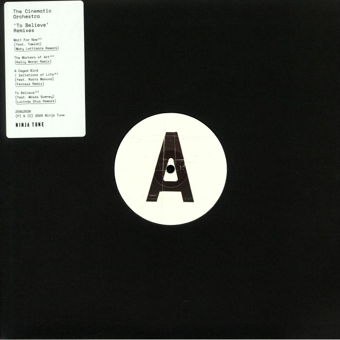 The Cinematic Orchestra – To Believe (remixes) vinyl cover