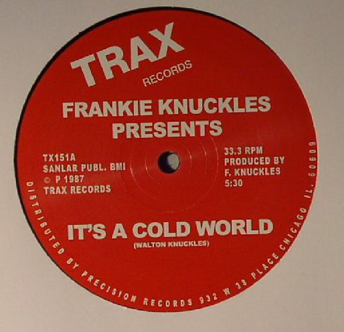 Frankie Knuckles – Its A Cold World vinyl cover