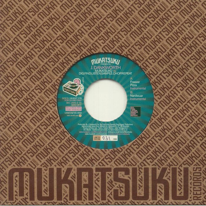 Mukatsuku | J Dankworth Mukatsuku vs Dig Find Listen Sample Chop Repeat Productions (Juno Exclusive)