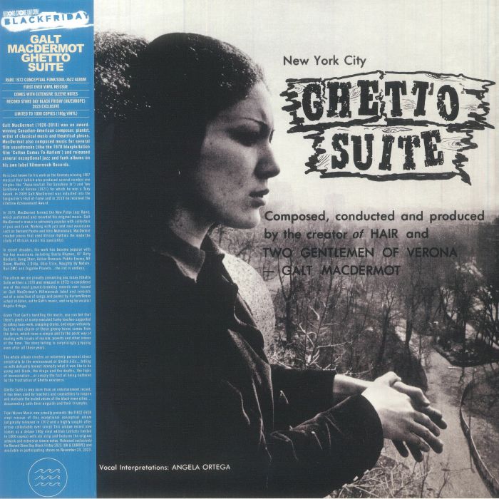 Galt Macdermot – Ghetto Suite vinyl cover