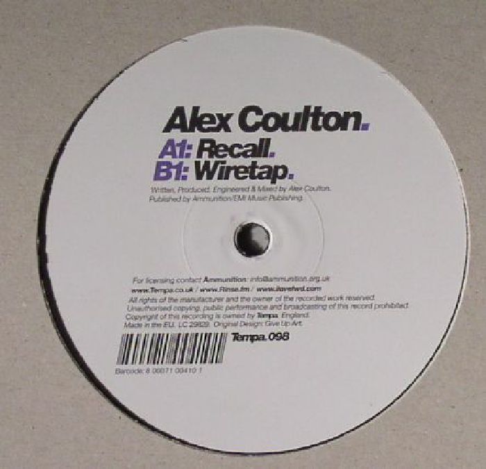 Alex Coulton Recall