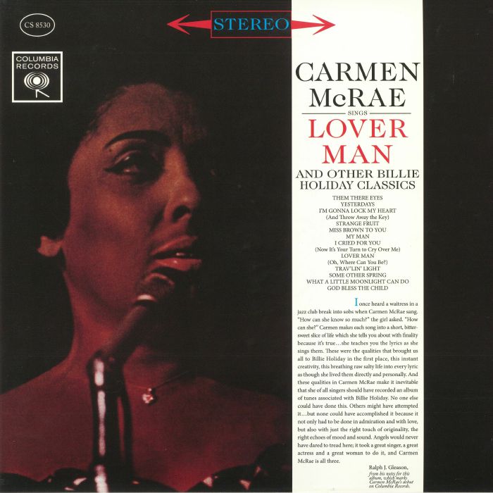 Carmen Mcrae Sings Lover Man and Other Billie Holiday Classics (reissue)
