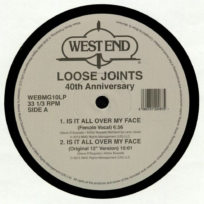 Loose Joints Is It All Over My Face: 40th Anniversary