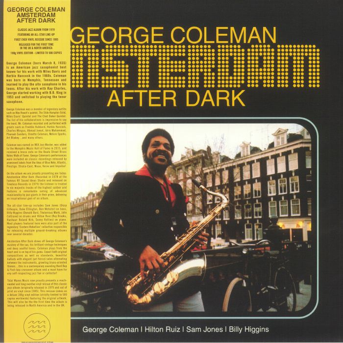 George Coleman – Amsterdam After Dark vinyl cover