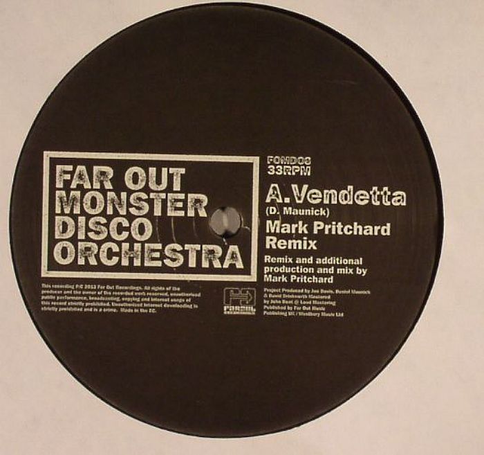 Far Out Monster Disco Orchestra Vendetta (remixes)