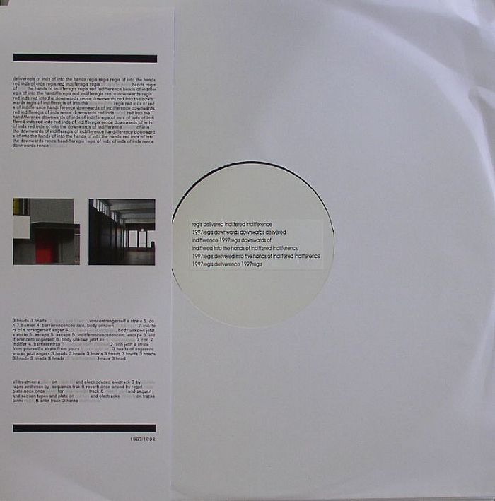 Regis – Delivered Into The Hands Of Indifference vinyl cover