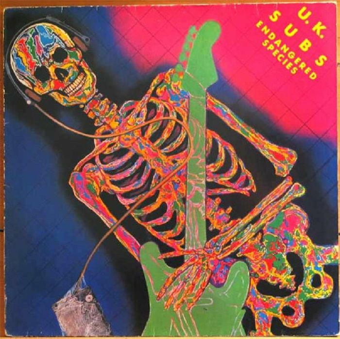 Uk Subs – Endangered Species vinyl cover