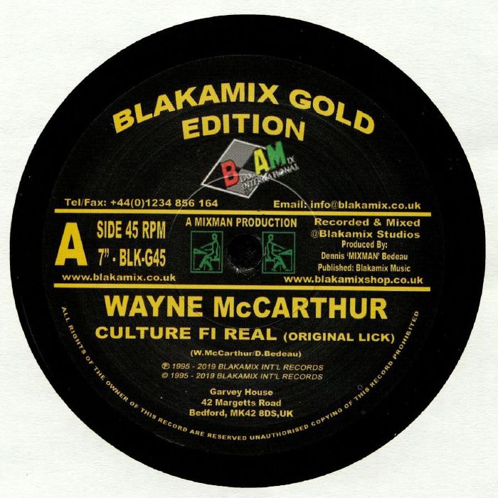Wayne Mccarthur | Mixman Dub Section Culture Fi Real