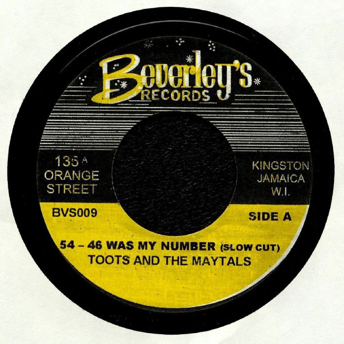 Toots and The Maytals – 54 46 vinyl cover