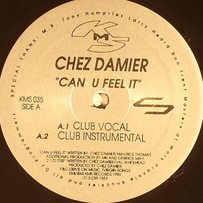 Chez Damier – Can U Feel It vinyl cover