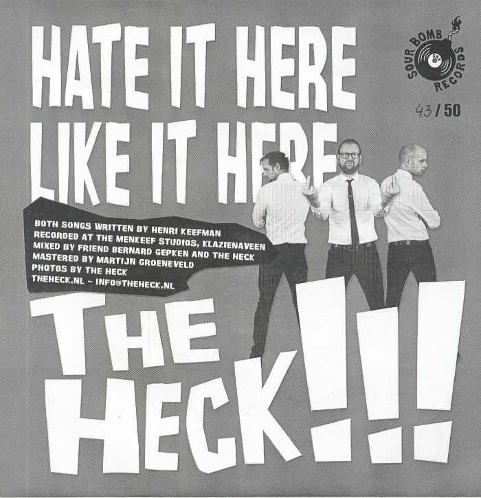 The Heck – Hate It Here vinyl cover