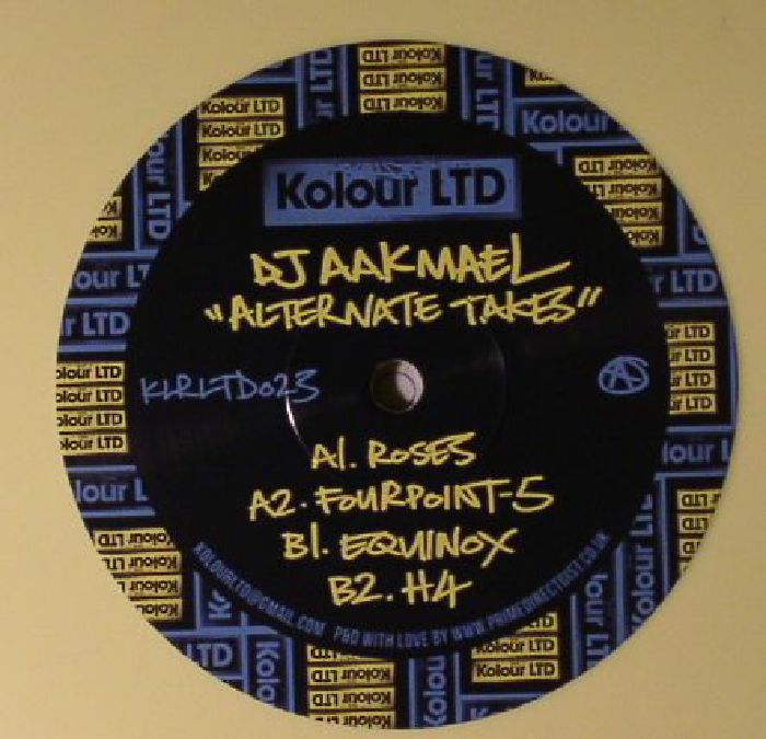DJ Aakmael – Alternate Takes vinyl cover