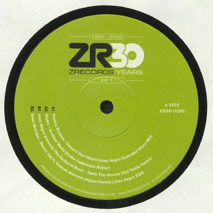 Patrice Rushen | Akabu | The Sunburst Band | Sean Mccabe Joey Negro Presents 30 Years Of Z Records EP 1