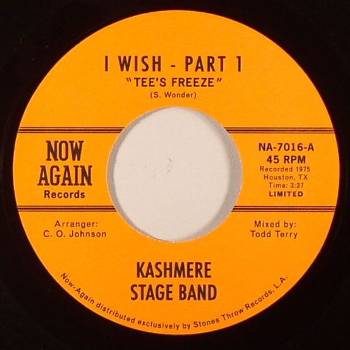 Kashmere Stage Band I Wish (Parts 1 and 2) (Todd Terry remixes)(warehouse find)