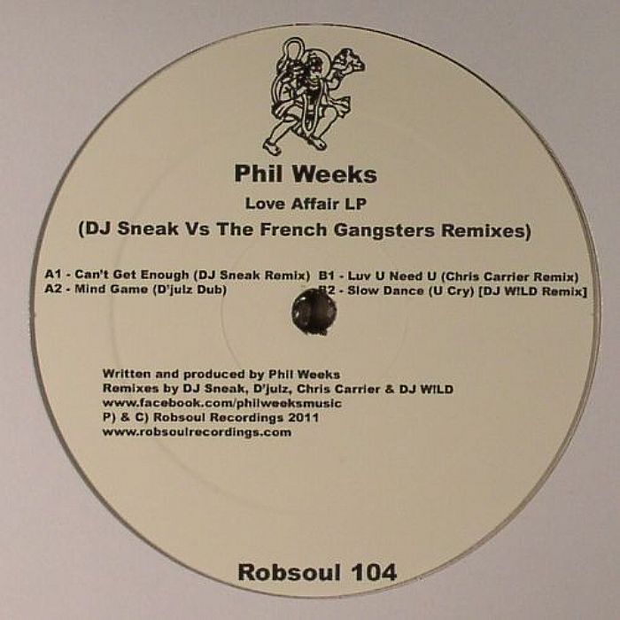 Phil Weeks Love Affair LP (remixes)