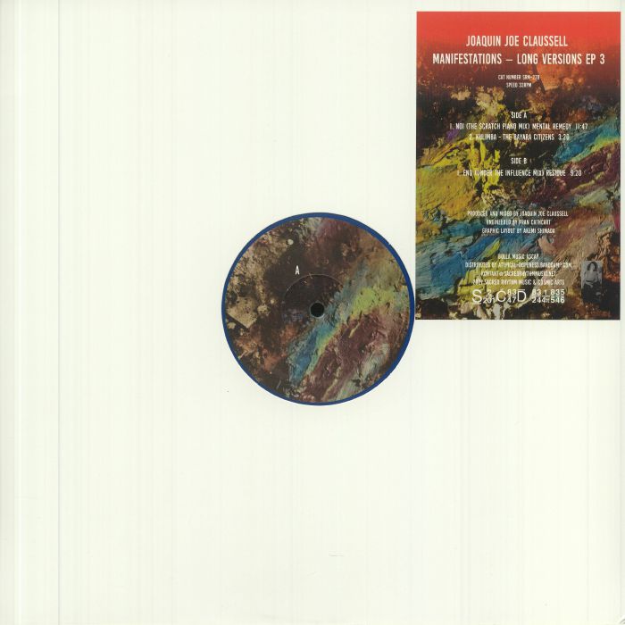 Joaquin Joe Claussell | Mental Remedy | The Bayara Citizens | Residue – Manifestations: Long Versions EP 3 vinyl cover