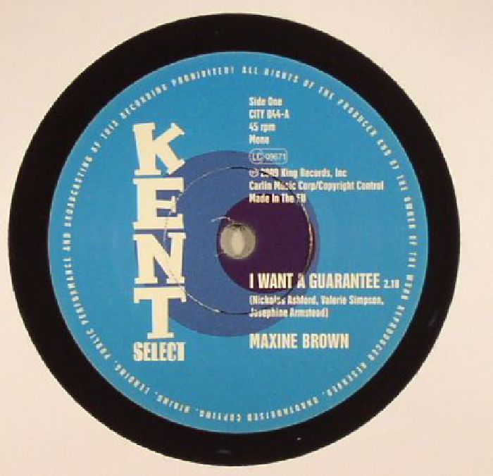 Maxine Brown | Sonny Turner | Sound Limited I Want A Guarantee