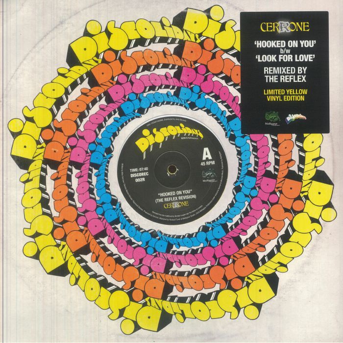 Cerrone | The Reflex – Hooked On You (The Reflex Revisions) vinyl cover