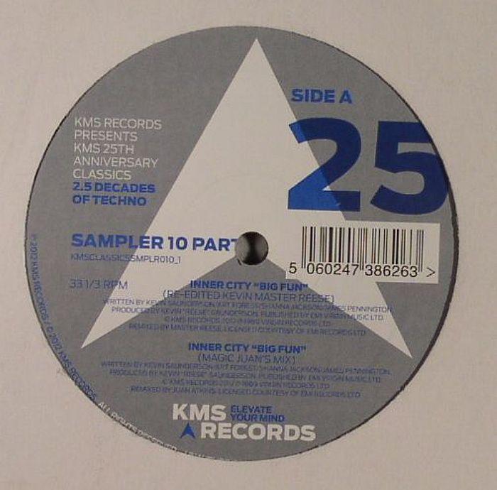Inner City KMS 25th Anniversary Classics: Vinyl Sampler 10 Part 1