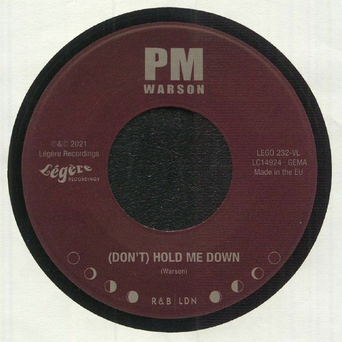 Pm Warson – (Dont) Hold Me Down vinyl cover