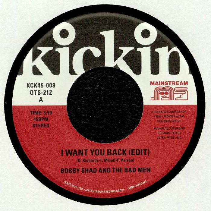 Bobby Shad and The Bad Men | Johnny Coles I Want You Back