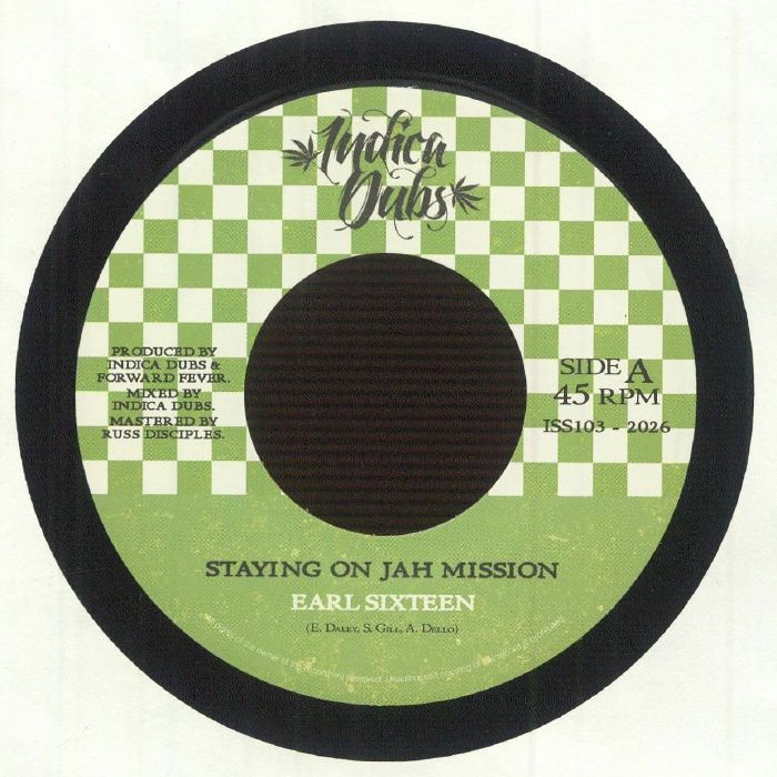Earl Sixteen | Indica Dubs | Forward Fever – Staying On Jah Mission vinyl cover