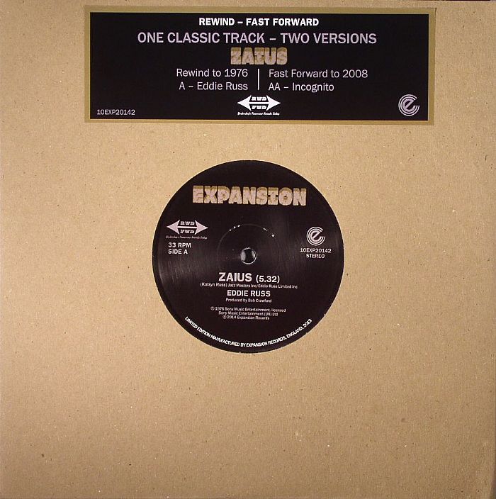 Eddie Russ | Incognito – Zaius vinyl cover