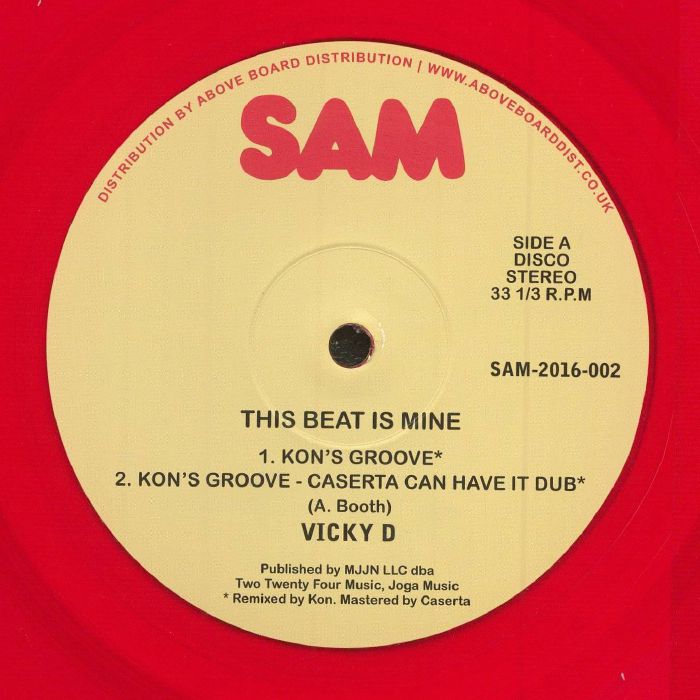 Vicky D – This Beat Is Mine vinyl cover