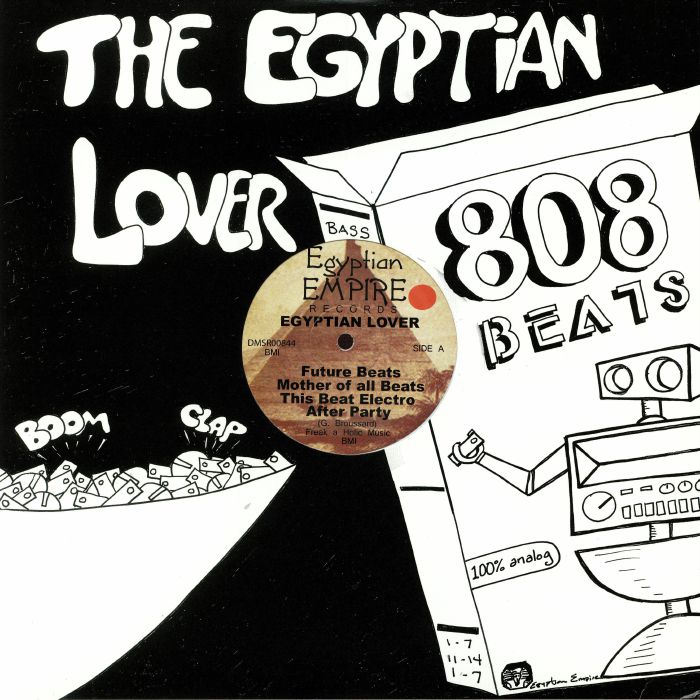 Egyptian Lover – 808 Beats Volume 1 vinyl cover