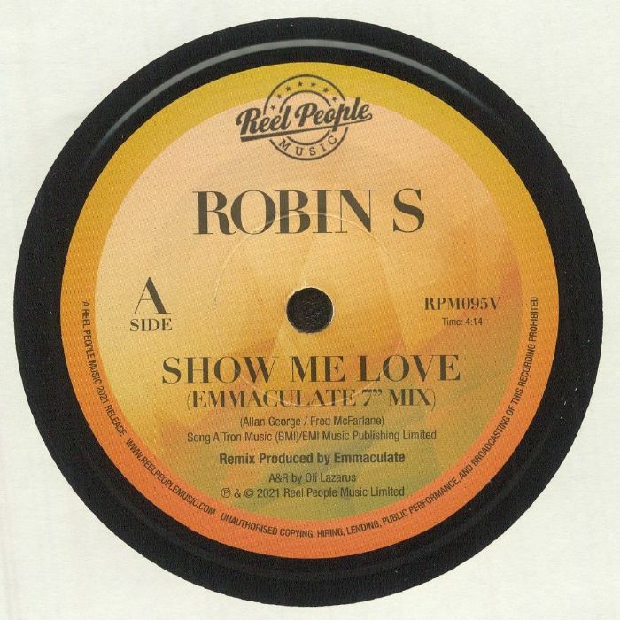 Robin S – Show Me Love vinyl cover