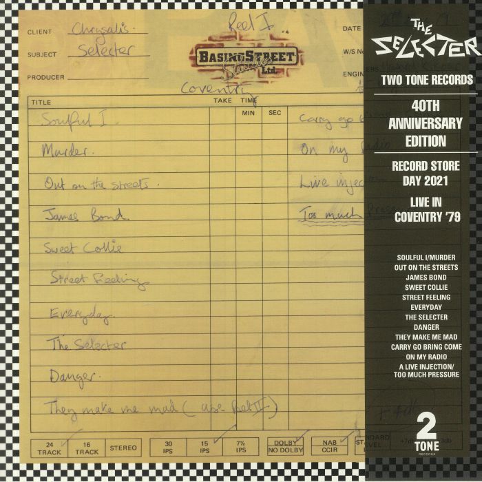 The Selecter Live In Coventry 79 (40th Anniversary Edition) (Record Store Day RSD 2021)
