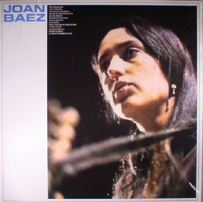 Joan Baez – Joan Baez vinyl cover