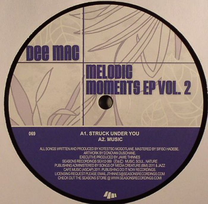 Dee Mac Melodic Moments EP Vol 2