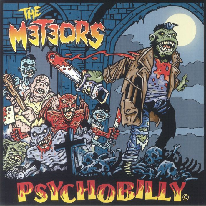 The Meteors – Psychobilly vinyl cover