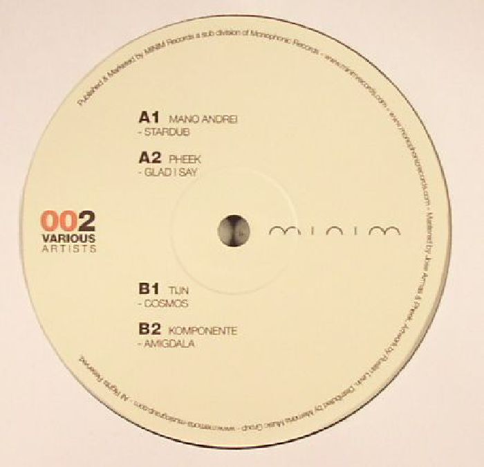 Mano Andrei | Pheek | Tijn | Komponente – Various Artists 002 vinyl cover