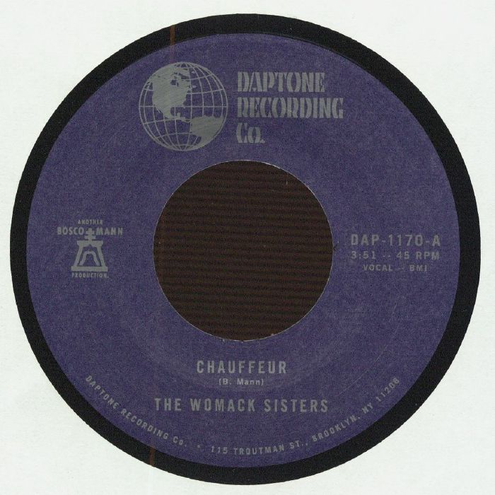The Womack Sisters – Chauffeur vinyl cover