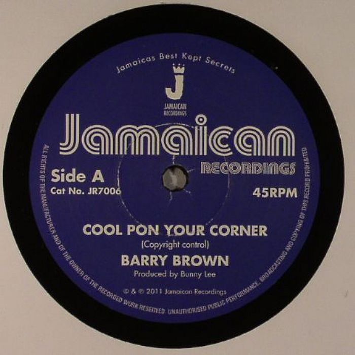 Barry Brown Cool Pon Your Corner