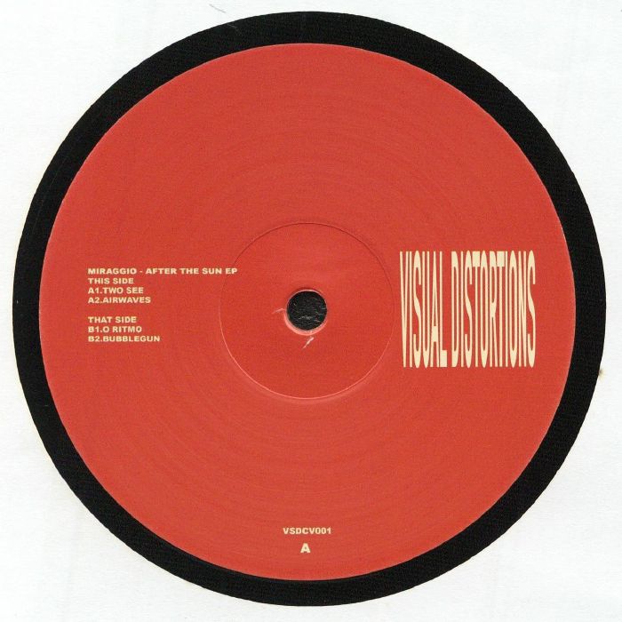 Miraggio – After The Sun EP vinyl cover