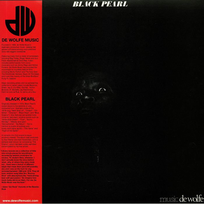 Alan Parker | Alan Hawkshaw – Black Pearl vinyl cover